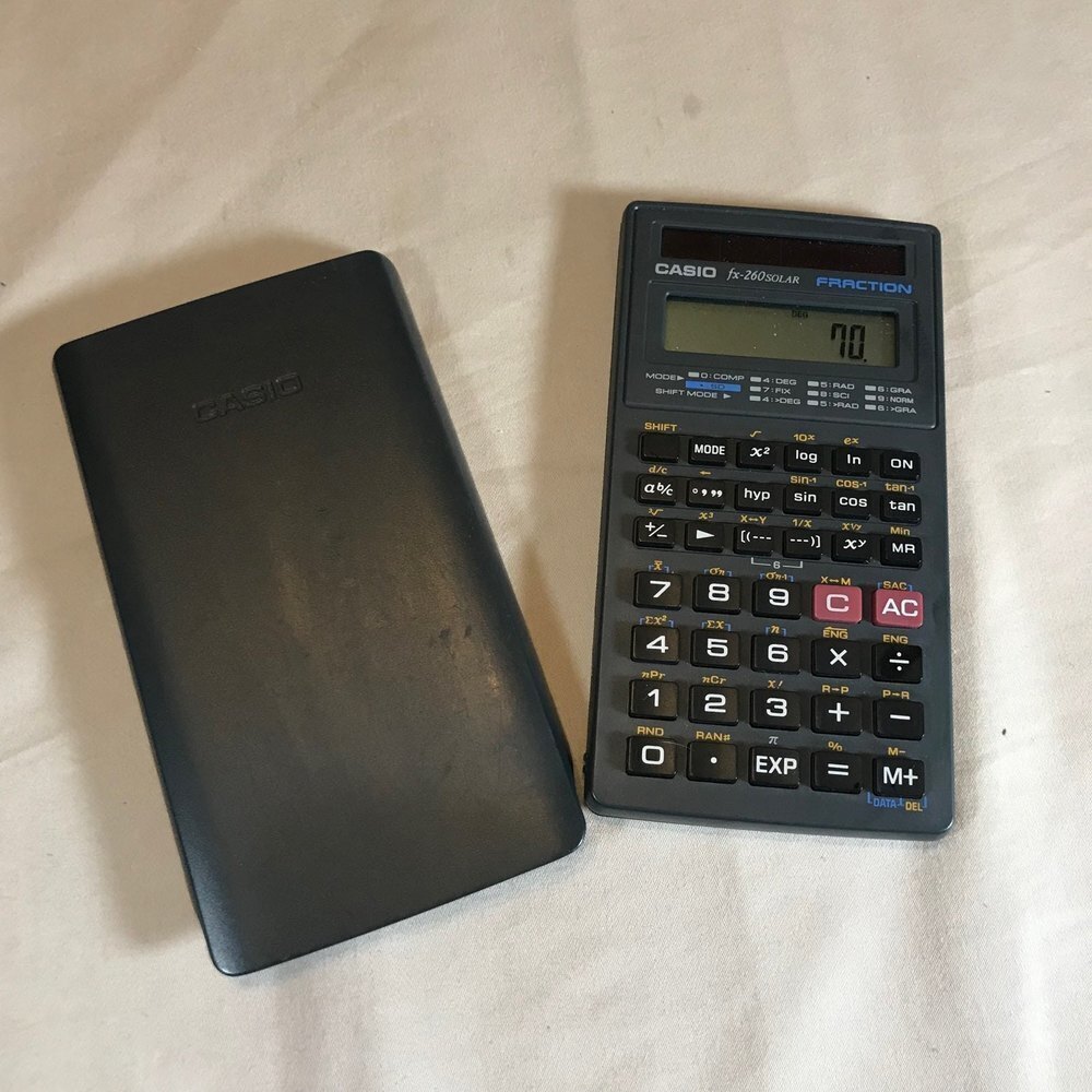 Casio Fx-260 Solar Fraction Scientific Calculator